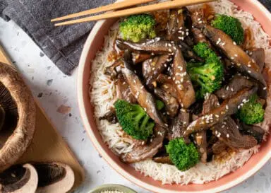 Beef, Broccoli and Mushroom Stir-Fry