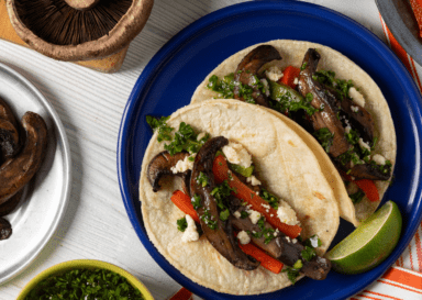 Chimichurri Mushroom Tacos