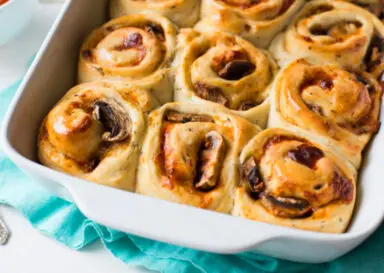 Mushroom Pizza Rolls